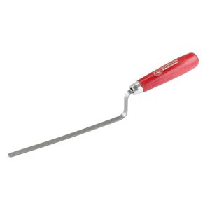Schwan Maurerkelle 152206, 6 mm Breite, mit Holzgriff, Hamburger Fugenkelle