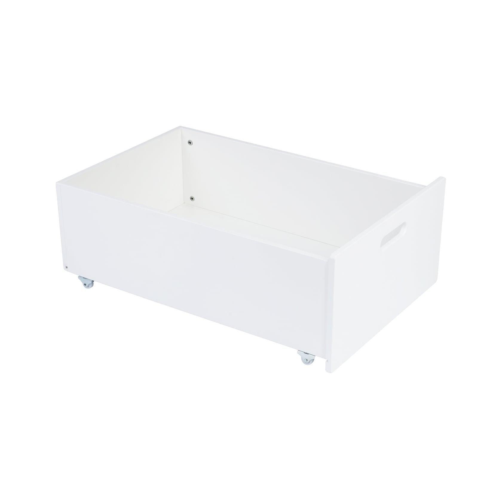 Waldin Bettschublade für Babybett 7in1, Stauraum-Schublade unter dem Kinderbett