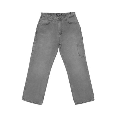 Bequeme Jeans 2Y STUDIOS "2Y Studios 2Y Eladan Worker Baggy Jeans", Herren, Gr. 29, Normalgrößen, grau, 100% Baumwolle, unifarben, Jeans