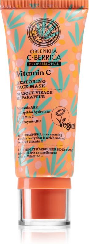 Natura Siberica Oblepikha C-Berrica strengthening and renewing face mask with vitamin C 100 ml
