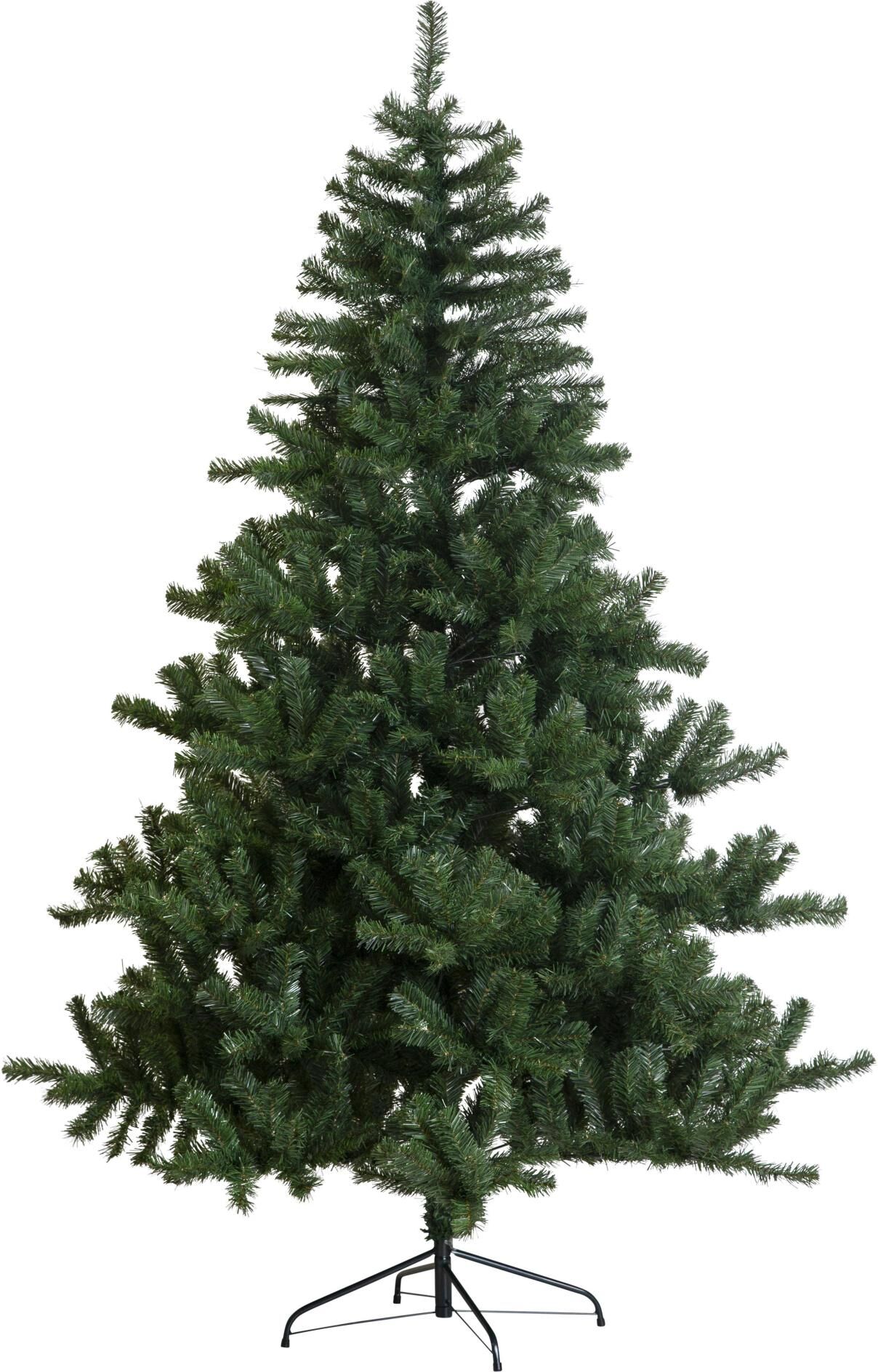 Künstlicher Weihnachtsbaum "Weihnachtsbaum New Quebec 2.1 m", grün (grün, schwarz), bis, Kunststoff, PARFORCE TRADITIONAL HUNTING, Weihnachtsbäume, Künstlicher Weihnachtsbaum grün, schwarz bis