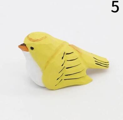 Inspired Living Hand Carved Wooden Bird Figurine For Rustic Home Decor And Bird Lover Gifts 5