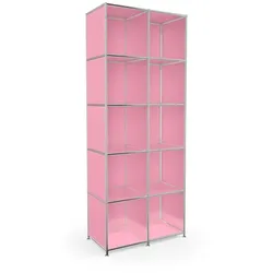 Aktenregal System 4 Metall Pink