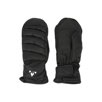 Fäustlinge WHISTLER "Xander", Damen, Gr. 8, schwarz, 100% Polyester, kariert, unifarben, Handschuhe Fäustlinge, mit wind -und wasserdichter Funktionsmembran