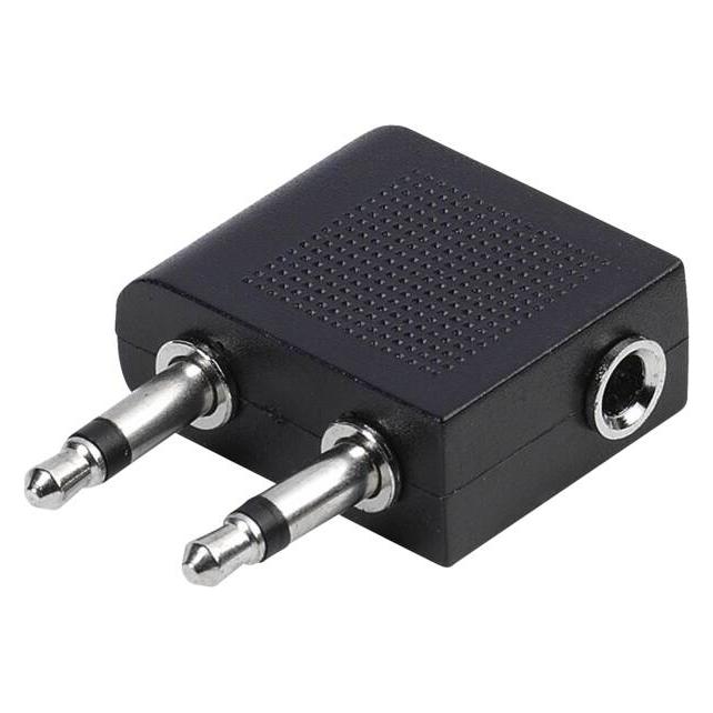 Vivanco Flugzeugadapter 3,5mm Klinke (Klinkenadapter) (VVAADJAC351F2M90)