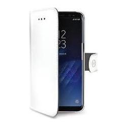 Celly Wally Handytasche 15,8 cm (6,2') Buchtasche Weiss (Samsung Galaxy S8+) (WALLY691WH)