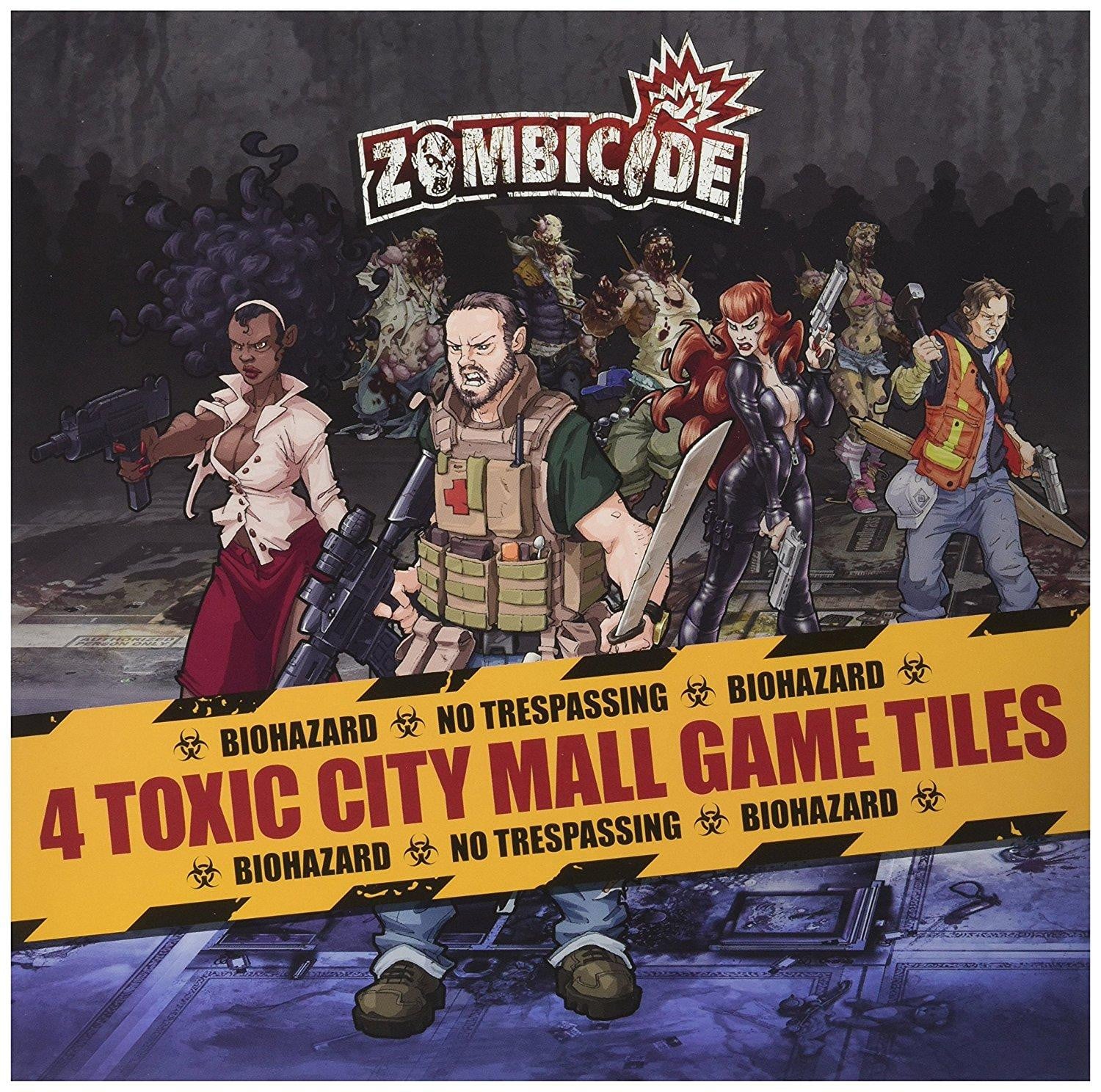 Asmodee Zombicide Toxic City Mall - 4 speelvelden voor het bordspel