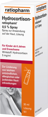 ratiopharm GmbH HYDROCORTISON-ratiopharm 0,5% Spray 30 ml 05024376