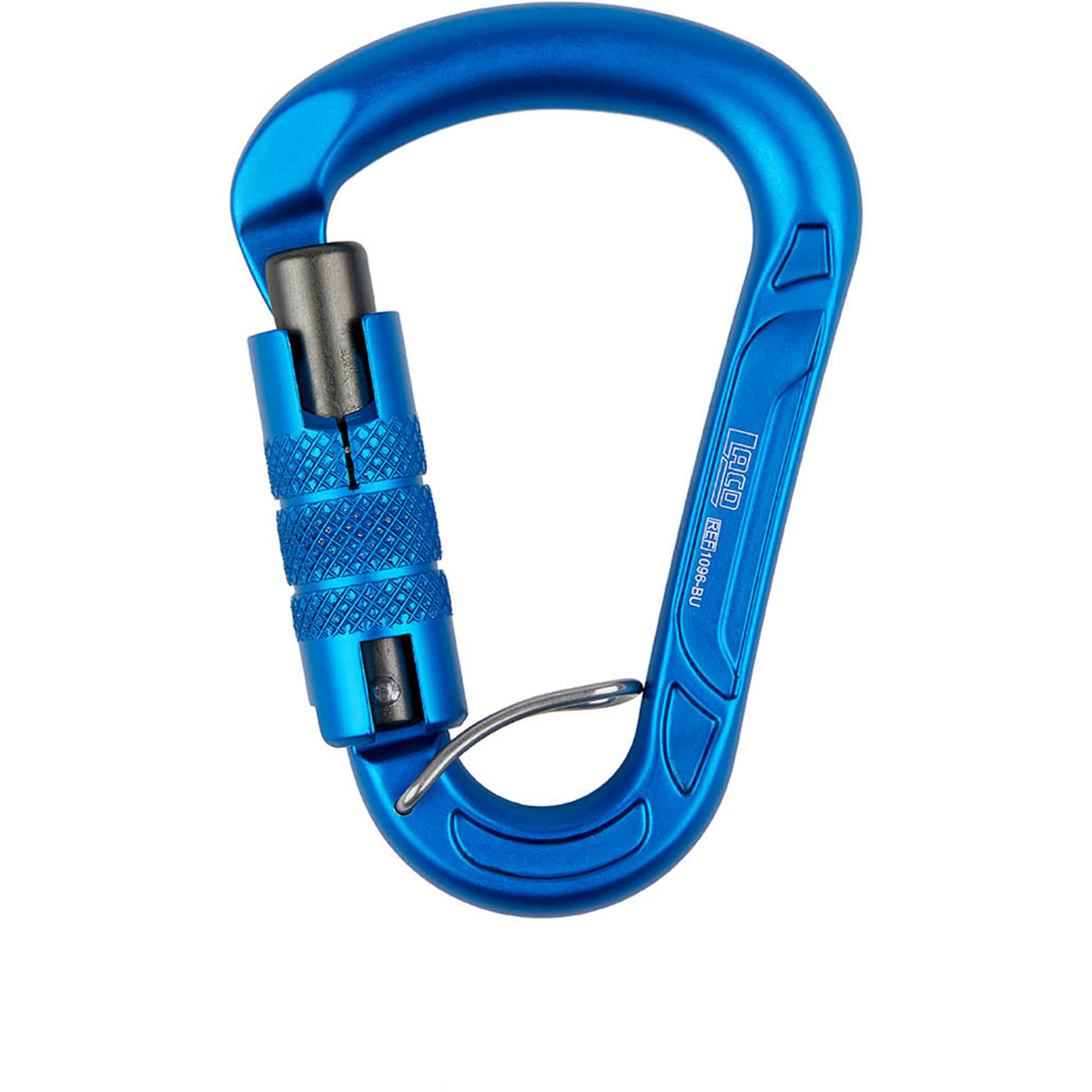 LACD Belay HMS Trilock Karabiner Karabiner blau