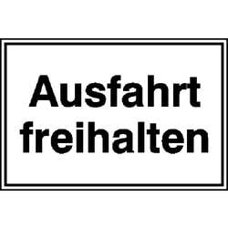 SafetyMarking 11.5238 Hinweisschild Ausfahrt freihalten Aluminium (B x H) 250 mm x 150 mm 1 St.