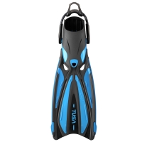Tusa - Solla SF-0114 - Geräteflosse mit Bungee-Straps - Farbe: Fishtail Blue - Größe: L-XL