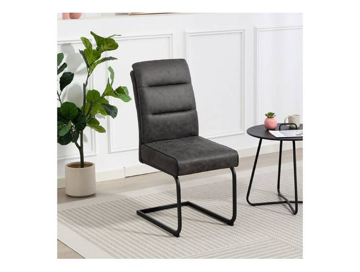 Duo Collection Esszimmerstuhl Marga Freischwinger, 2er- Set (Set, 2 St), extra Polsterung mit Taschenfederkern, Fußgleiter für die Sicherheit