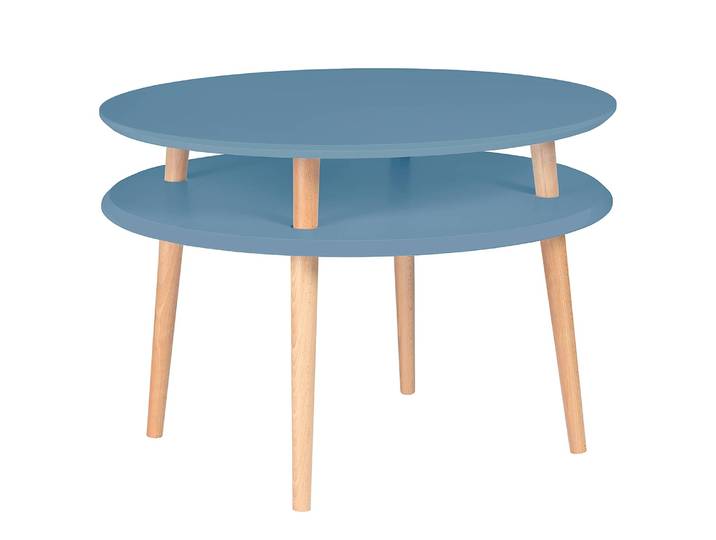 Table basse 70 x 45cm Bleu/Bleu clair