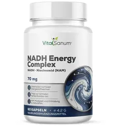 VitaSanum® NADH Energy Complex – 1 Kapsel Tagesportion