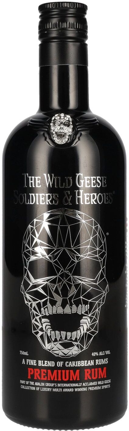 The Wild Geese Whiskey The Wild Geese Soldiers & Heroes Premium Rum 40% Vol. 0,7l