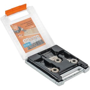 Fein Multifunktionswerkzeug-Zubehör Universal Set, 35222967501, Starlock Plus, für Holz, Metall, Kunststoff, 6-teilig