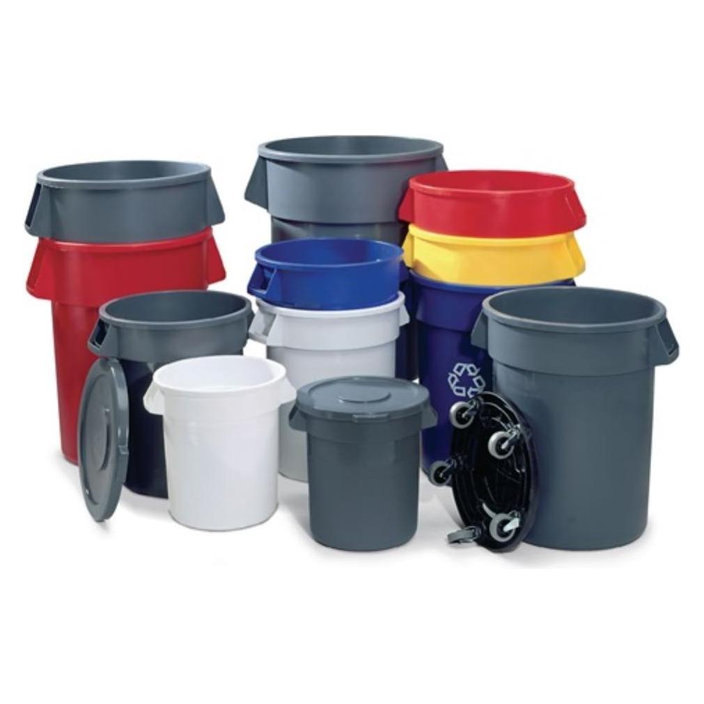 Rubbermaid Deckel für Brute-Container 37 l, rund (37 l) (FG260900 GRAY)