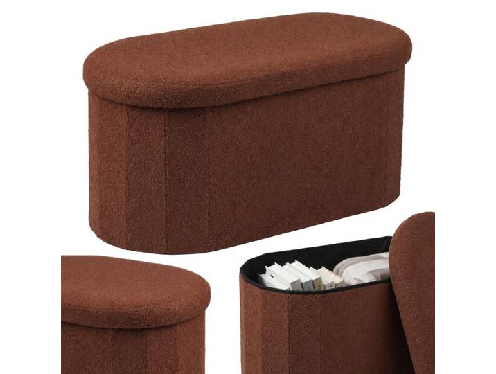 Relaxdays Banc en tissu «Teddy»