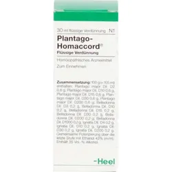 PLANTAGO HOMACCORD Tropfen 30 ml