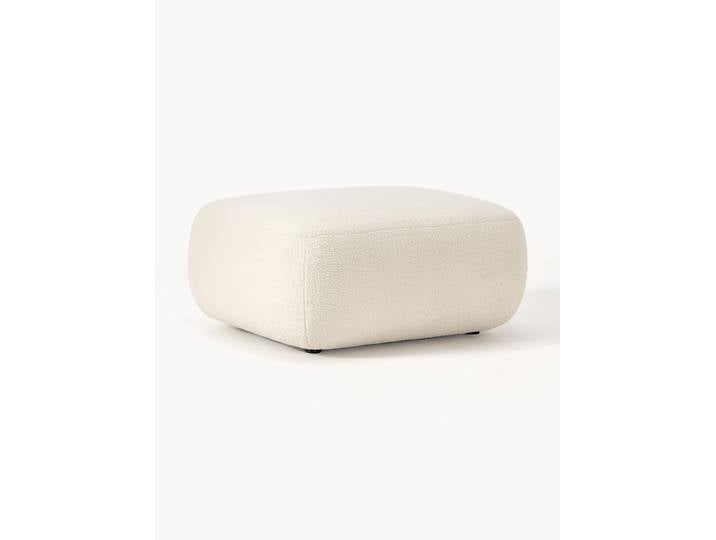Pouf en tissu peluche Sofia