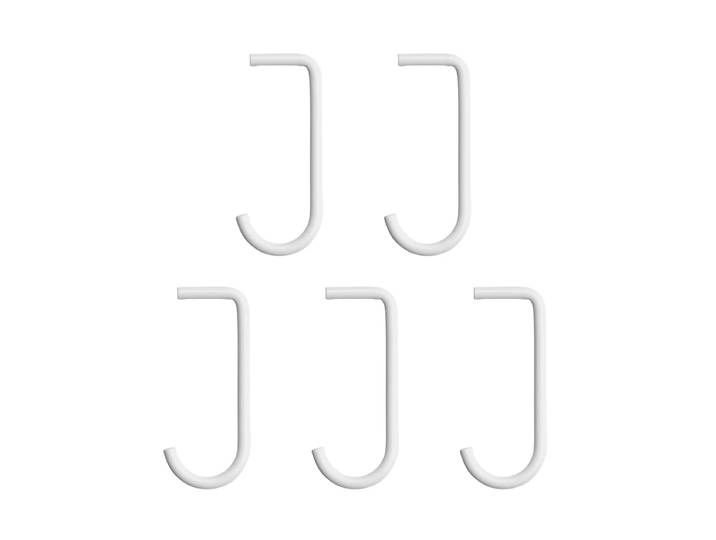 String - Haken für Metallboden, weiss (5er-Set)