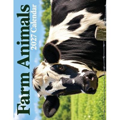 Farm Animals 2027 Calendar, Taschenbuch von B. Patrick, Baldega Books