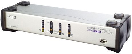 Aten CS1744 switch per keyboard-video-mouse (kvm) Bianco (CS-1744)