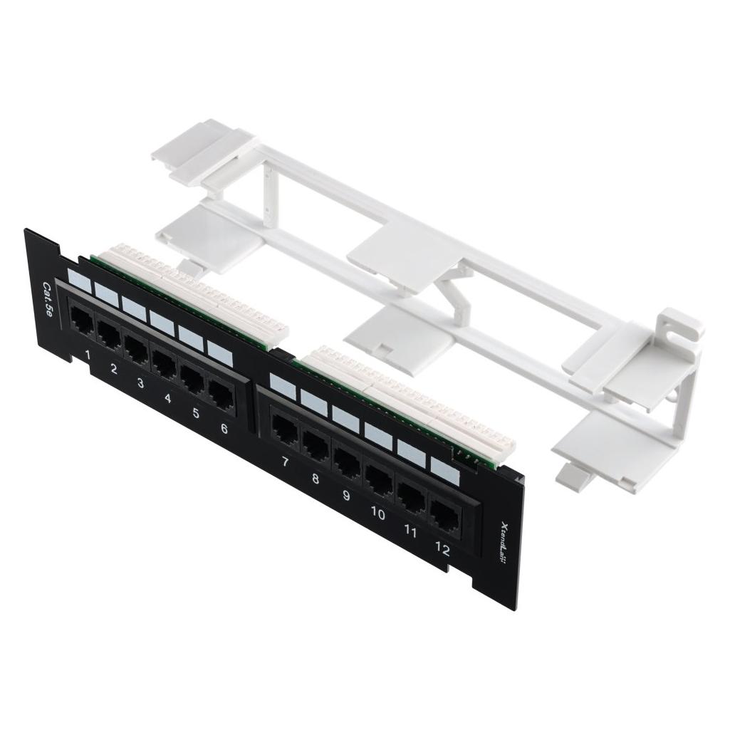 XtendLan / Nástěnný patch panel / 12 portů / Cat5e (PPWM-12C5EU)