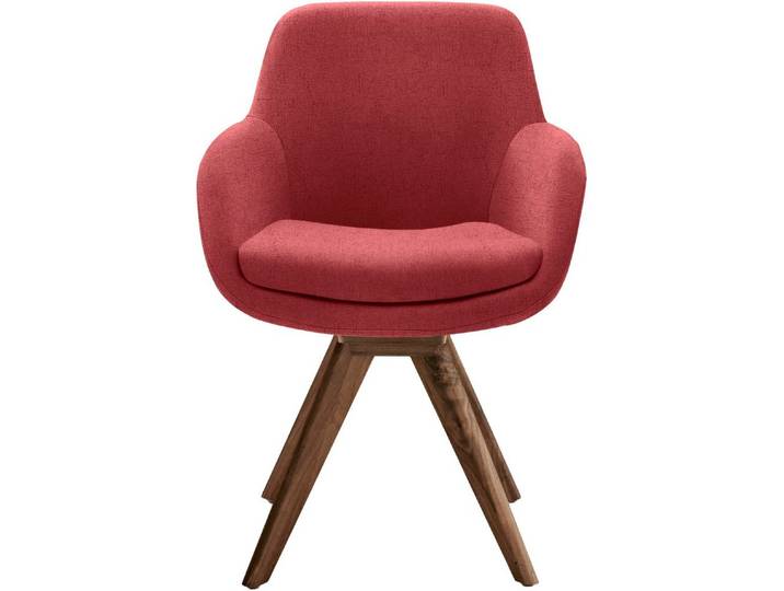 Musterring Esszimmerstuhl Tavia (Set, 2 St), Stativgestell Wildnussbaum, Drehfunktion optional, diverse Farben