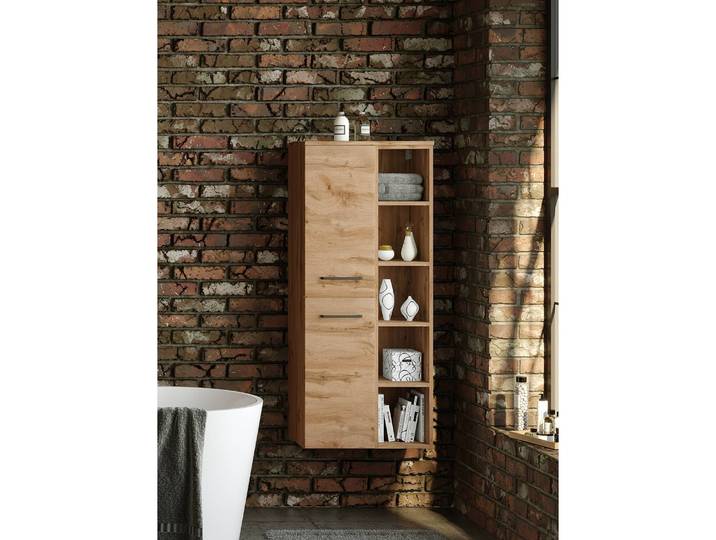Armoire midi II 55 x 130 x 35cm Marron