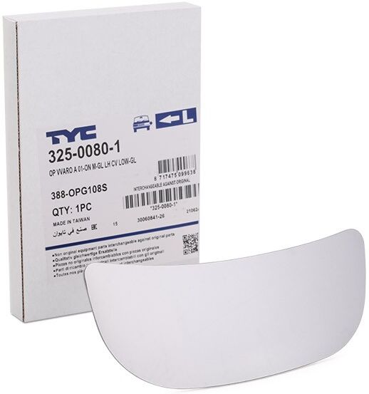 TYC 325-0080-1 Wing mirror glass