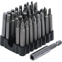 BGS Bit-Satz für Sicherungsschrauben | Antrieb Außensechskant 6,3 mm (1/4"") | 33...
