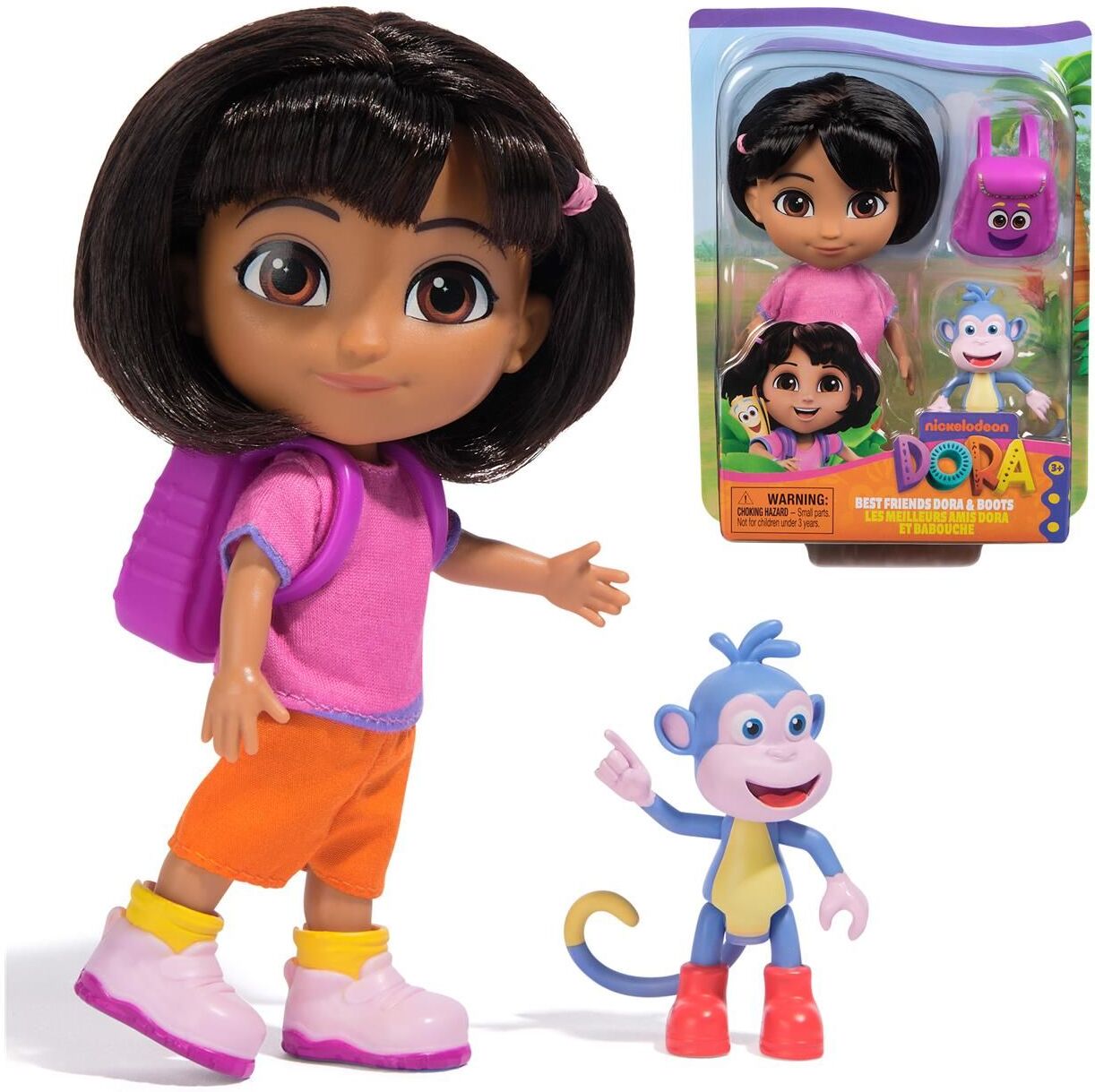 Spin Master Nickelodeon: Dora - Best Friends Dora & Boots Doll (15cm)