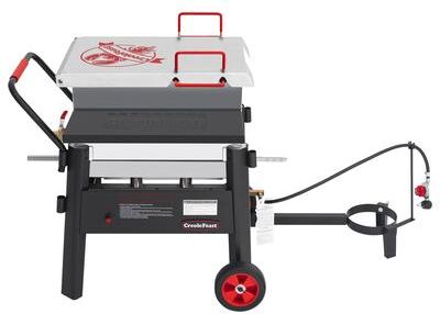 Royal Gourmet Creole Feast 70QT Crawfish Seafood Boiler, Propane Gas Cooker with Foldable Cylinder Bracket and Stainless Steel Stirring Paddle