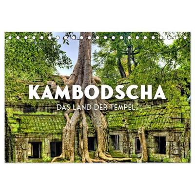 Kambodscha - Das Land der Tempel. (Tischkalender 2027 DIN A5 quer), CALVENDO Monatskalender