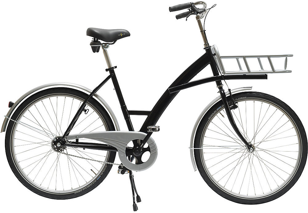 kaiserkraft Betriebsfahrrad BASIC, Stahl, Traglast 140 kg, schwarz
