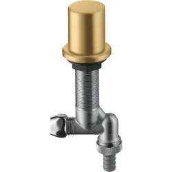 hansgrohe AXOR Küchengeräte-Absperrventil, 10823250, Farbe: Brushed Gold Optic