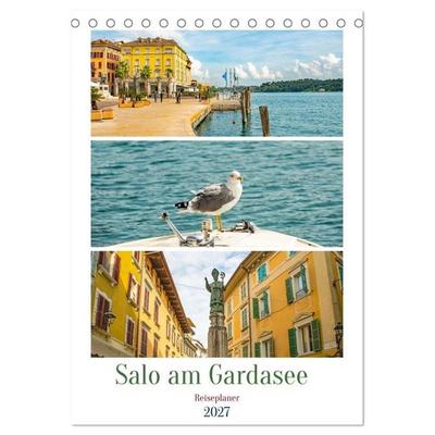 Salo am Gardasee - Reiseplaner (Tischkalender 2027 DIN A5 hoch), CALVENDO Monatskalender