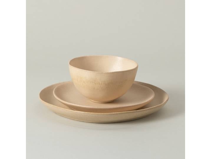 Kombiservice Livia 3-teilig Beige/Beige