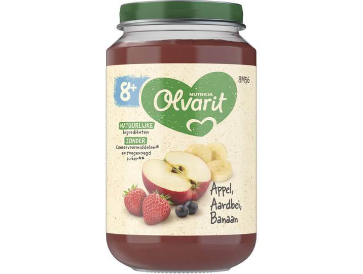 Olvarit Appel Aardbei Banaan 8M56 200 g