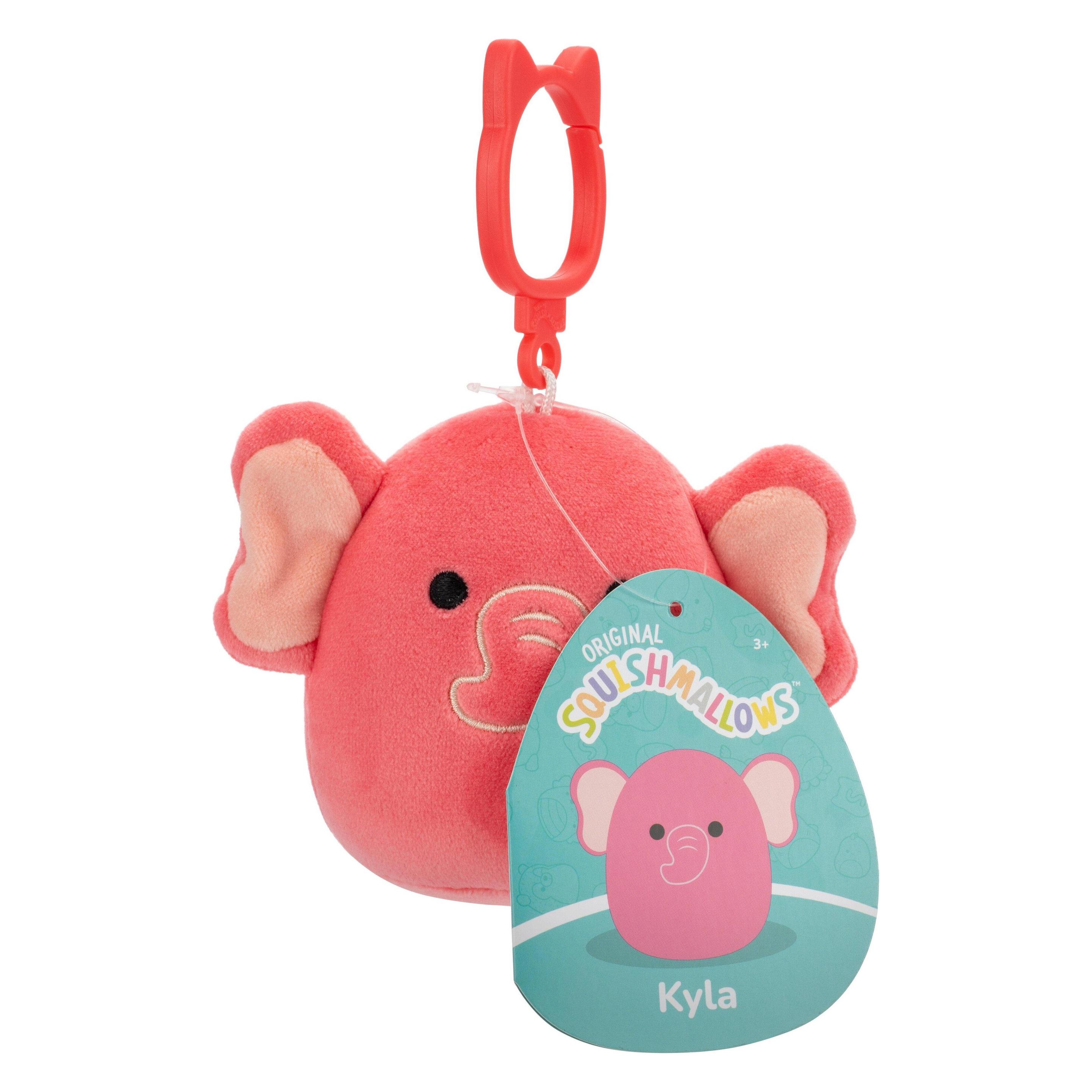 Squishmallows - 9 cm P22 Clip On - Kyla Pink Elephant (9 cm) (1279542)