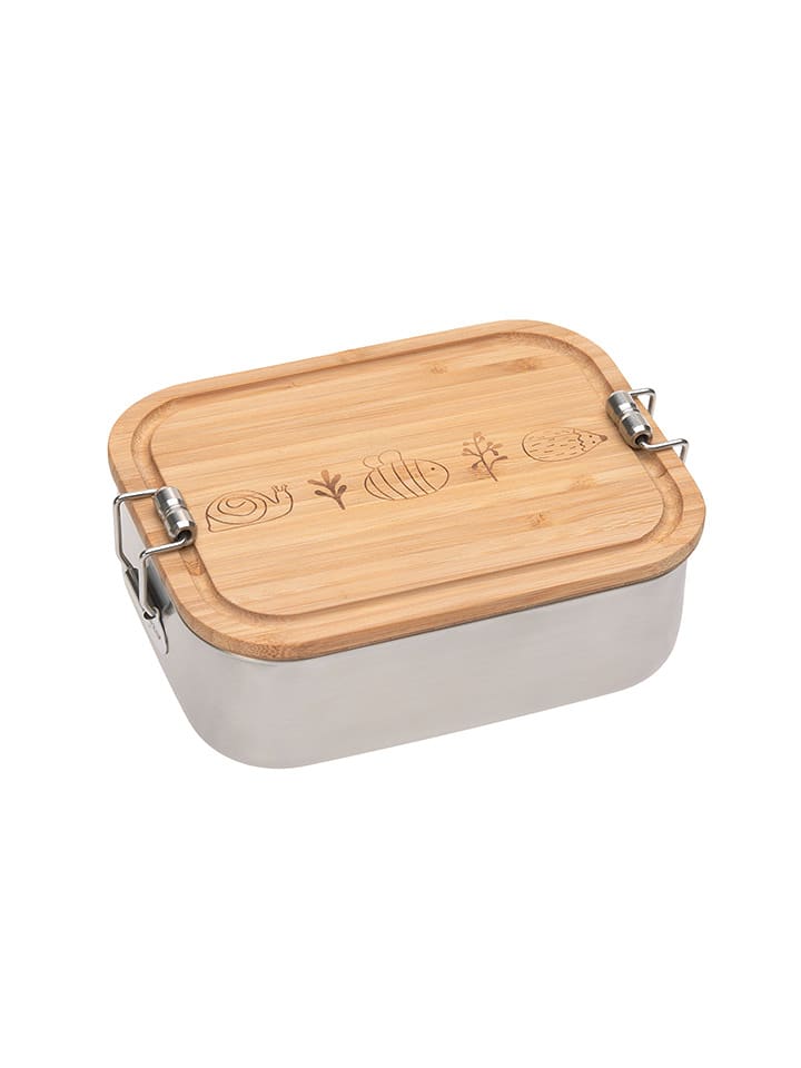 Lässig Lunchbox "Garden Explorer" in Silber/ Beige - onesize