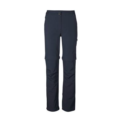 Zip-off-Hose KILLTEC "KOS 187 KG WMN PNTS", Damen, Gr. 23, Kurzgrößen, blau (nachtblau), Obermaterial: 92% Polyester, 8% Elasthan, Hosen, Abzippbare Funktionshose mit Komfort-Stretch, schnelltrocknend