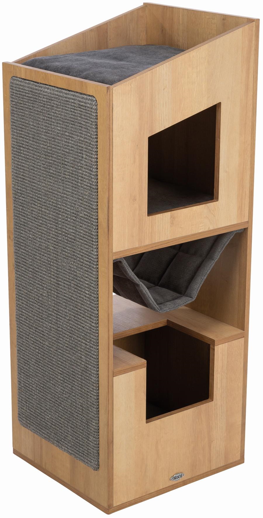 TRIXIEHEIMTIERBEDARF Cat Tower CityStyle 105 cm, braun/grau 16945579