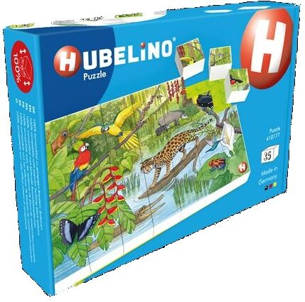 HUBELINO Puzzle Tierwelt im tropischen Regenwald (35-teilig), ab 4 Jahre