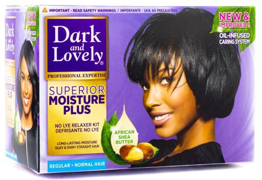 Dark & Lovely Moisture Plus Regular Straightening Kit