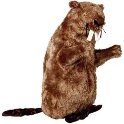 2x Trixie Biber 40cm mit Tierstimme (Plüschspielzeug Hund), Hundespielzeug