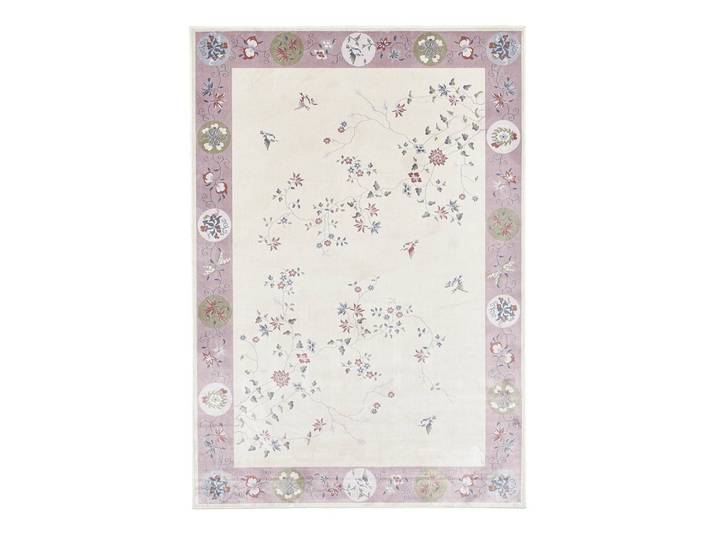 Tapis Cherina Multicolore/Beige/Rose 60 x 120cm 100 % viscose