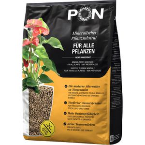 Lechuza Pflanzsubstrat MONOPON 19549, 6 Liter, für alle Pflanzen