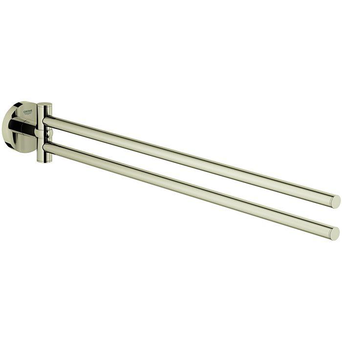 Grohe Essentials Handtuchhalter 40371BE1 2-armig, schwenkbar, 43,9cm, nickel